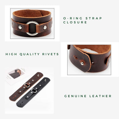 A.A.Y CORE Wide Strap Leather Cuff , BuckyDrop