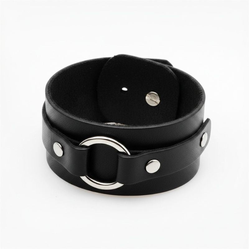 A.A.Y CORE Wide Strap Leather Cuff , BuckyDrop