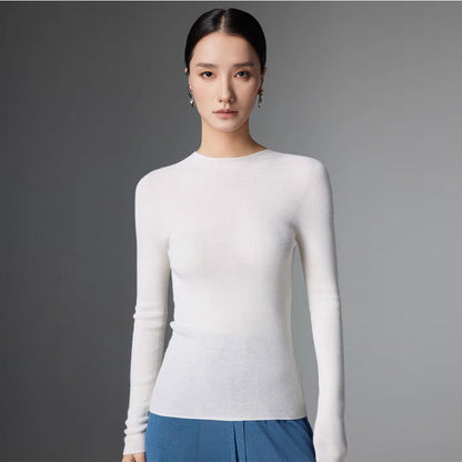 A.A.Y CORE Womens 100% Merino Wool Lightweight Knit Sweater