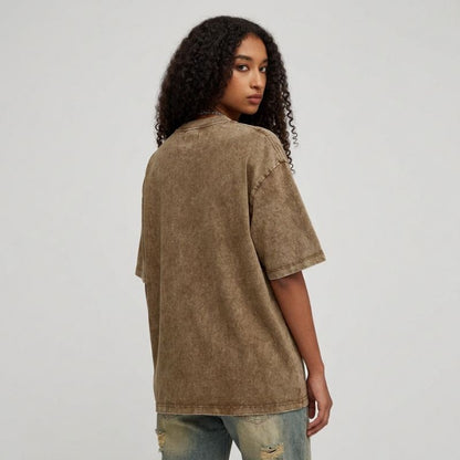 A.A.Y CORE Women’s Acid‑Washed Oversized Tee, PODpartner