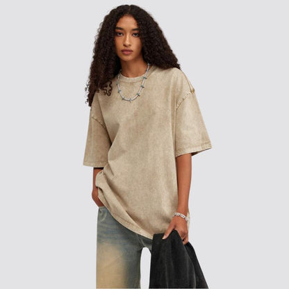 A.A.Y CORE Women’s Acid‑Washed Oversized Tee, PODpartner