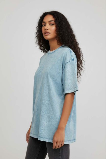 A.A.Y CORE Women’s Acid‑Washed Oversized Tee, PODpartner