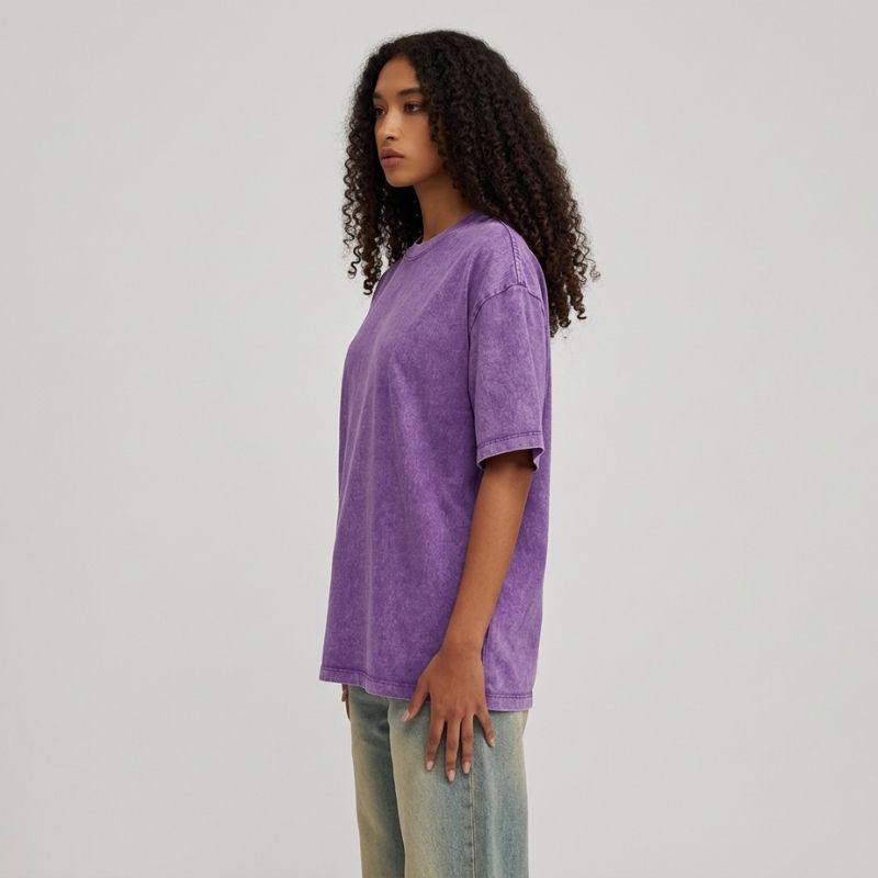 A.A.Y CORE Women’s Acid‑Washed Oversized Tee, PODpartner