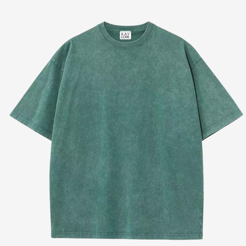 A.A.Y CORE Women’s Acid‑Washed Oversized Tee,BuckyDrop