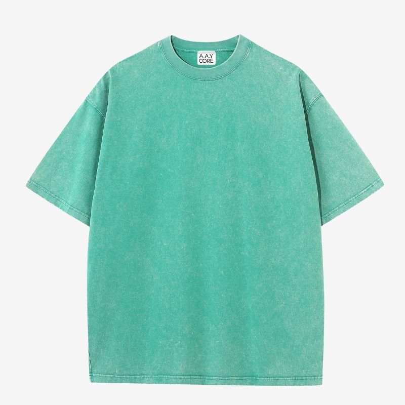 A.A.Y CORE Women’s Acid‑Washed Oversized Tee,BuckyDrop
