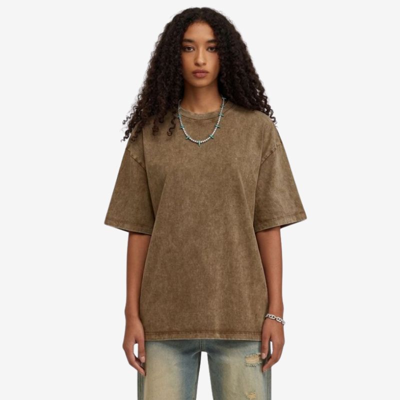A.A.Y CORE Women’s Acid‑Washed Oversized Tee, PODpartner
