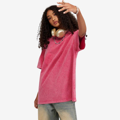 A.A.Y CORE Women’s Acid‑Washed Oversized Tee, PODpartner