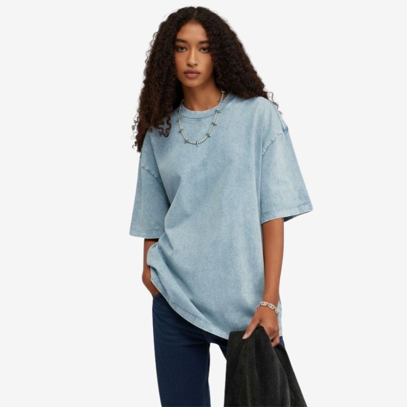 A.A.Y CORE Women’s Acid‑Washed Oversized Tee, PODpartner