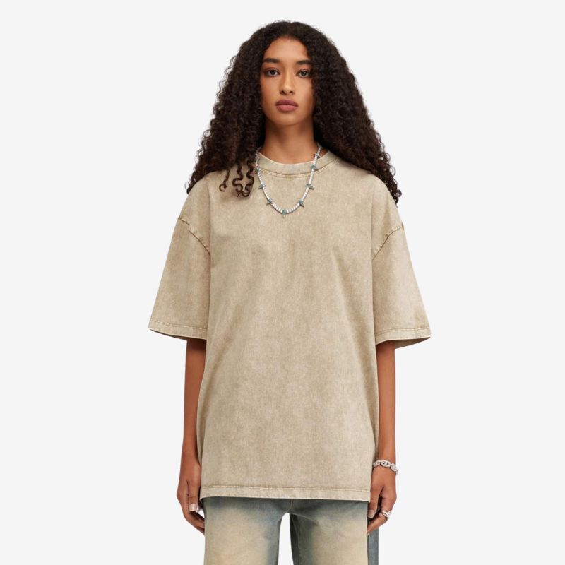 A.A.Y CORE Women’s Acid‑Washed Oversized Tee, PODpartner