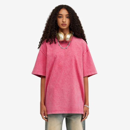 A.A.Y CORE Women’s Acid‑Washed Oversized Tee, PODpartner