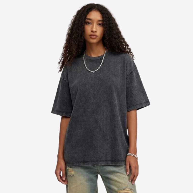 A.A.Y CORE Women’s Acid‑Washed Oversized Tee, PODpartner