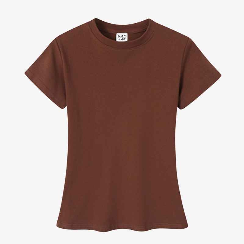 A.A.Y CORE Women’s Cotton Crewneck T‑Shirt, BuckyDrop