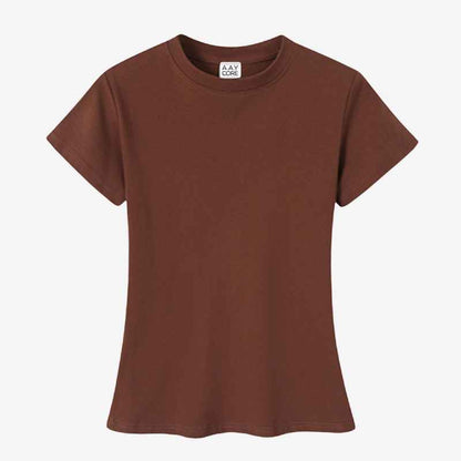 A.A.Y CORE Women’s Cotton Crewneck T‑Shirt, BuckyDrop