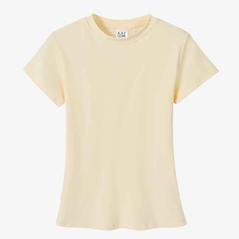 A.A.Y CORE Women’s Cotton Crewneck T‑Shirt, BuckyDrop