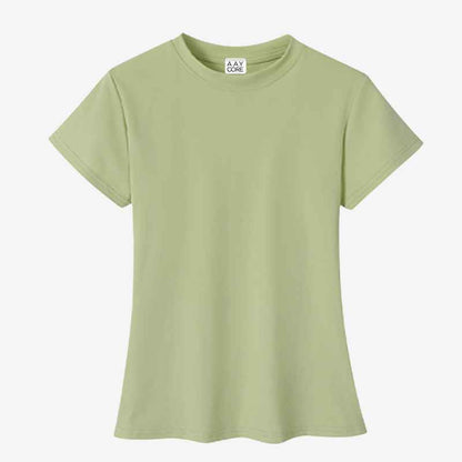 A.A.Y CORE Women’s Cotton Crewneck T‑Shirt, BuckyDrop