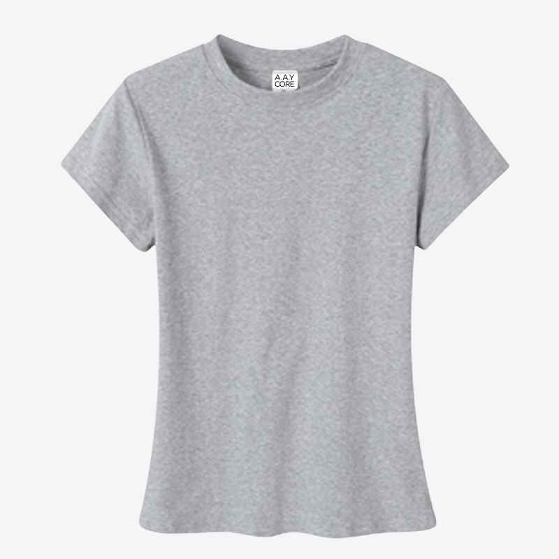 A.A.Y CORE Women’s Cotton Crewneck T‑Shirt, BuckyDrop