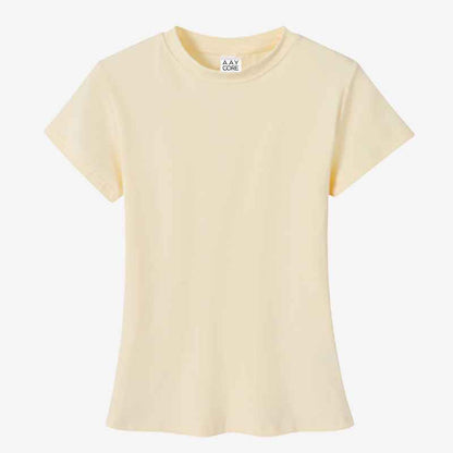 A.A.Y CORE Women’s Cotton Crewneck T‑Shirt, BuckyDrop