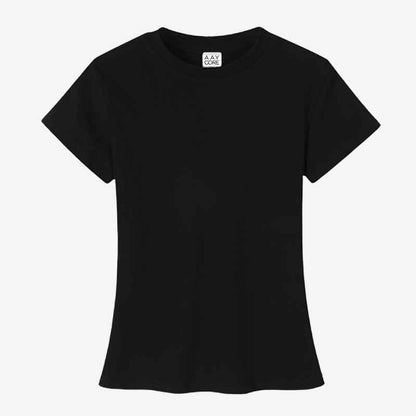 A.A.Y CORE Women’s Cotton Crewneck T‑Shirt, BuckyDrop