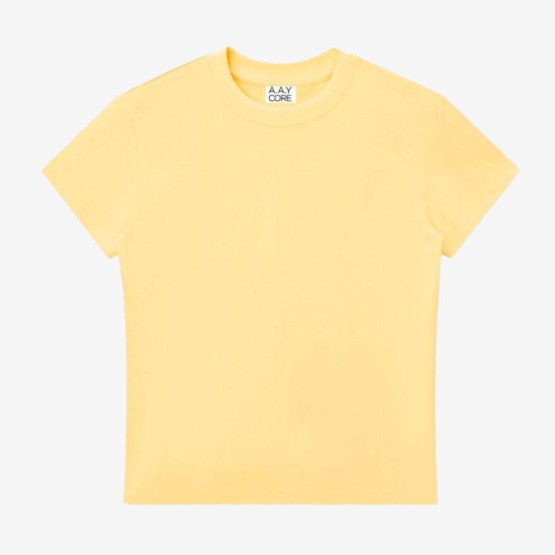 A.A.Y CORE Women’s Cotton Crewneck T‑Shirt, ODMPOD