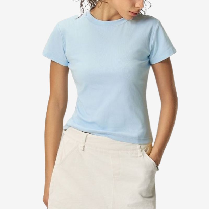 A.A.Y CORE Women’s Cotton Crewneck T‑Shirt, ODMPOD