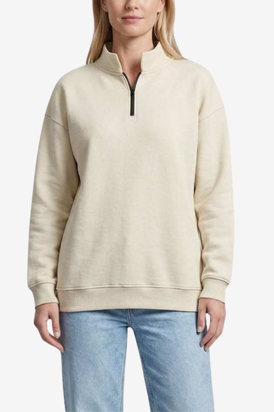 A.A.Y CORE Women’s Heavyweight Quarter‑Zip Sweatshirt, PODpartner
