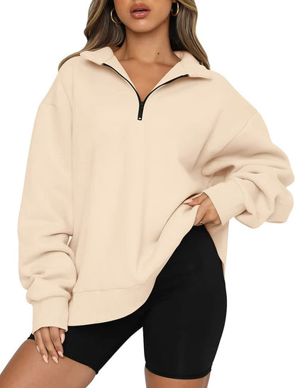 A.A.Y CORE Women’s Heavyweight Quarter‑Zip Sweatshirt, BuckyDrop