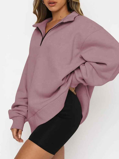 A.A.Y CORE Women’s Heavyweight Quarter‑Zip Sweatshirt, BuckyDrop