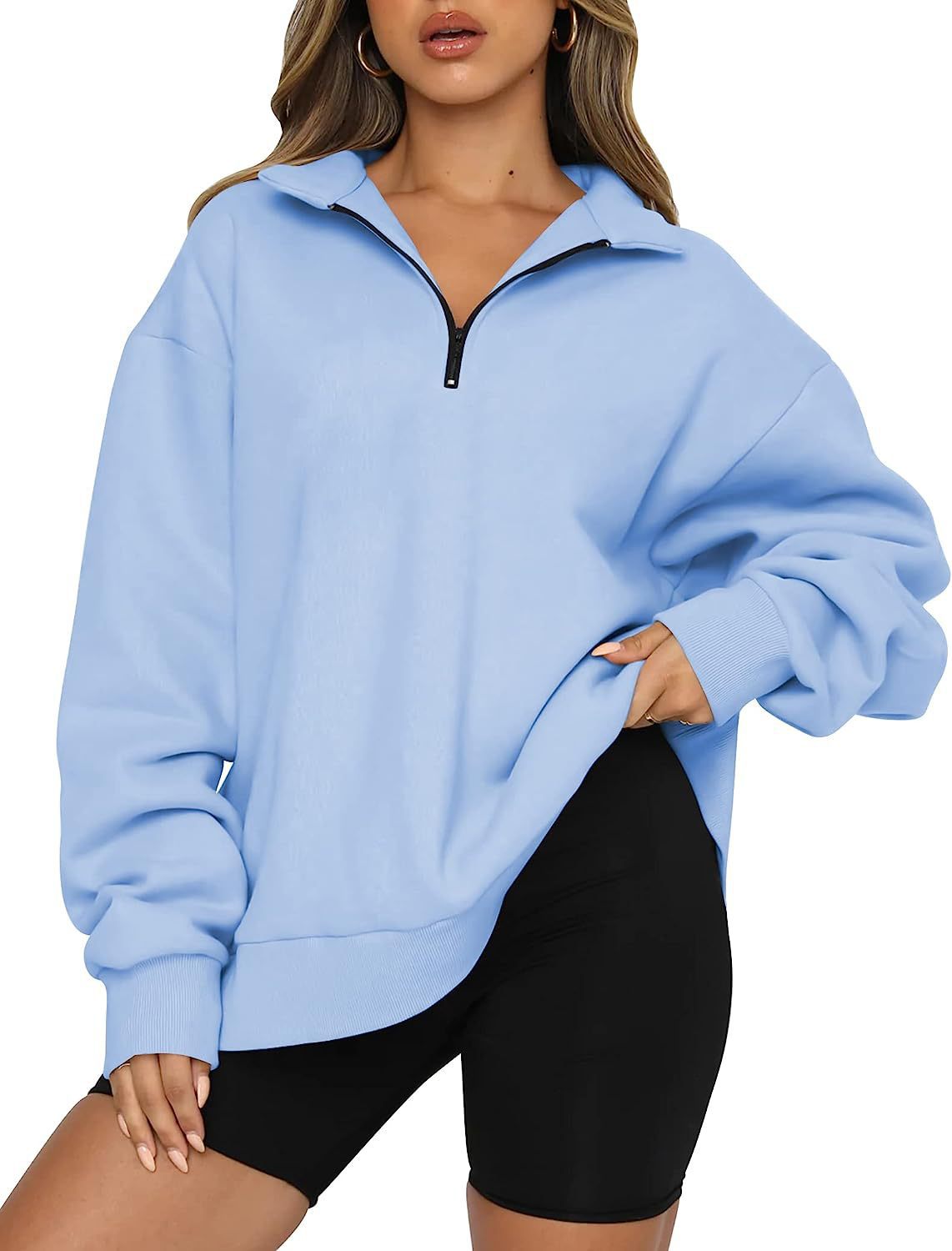 A.A.Y CORE Women’s Heavyweight Quarter‑Zip Sweatshirt, BuckyDrop