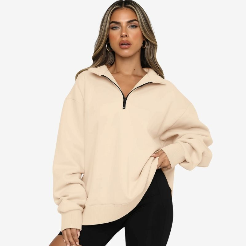 A.A.Y CORE Women’s Heavyweight Quarter‑Zip Sweatshirt, BuckyDrop