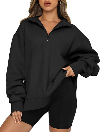 A.A.Y CORE Women’s Heavyweight Quarter‑Zip Sweatshirt, BuckyDrop