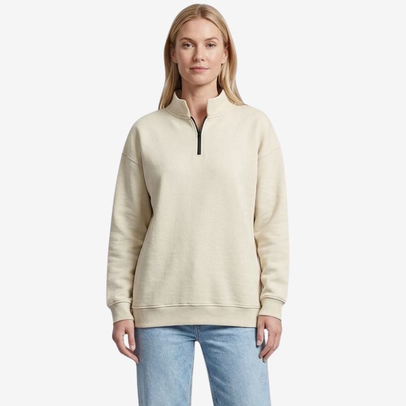 A.A.Y CORE Women’s Heavyweight Quarter‑Zip Sweatshirt, PODpartner