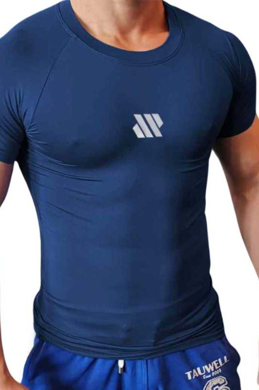 Compresses Gym T-Shirt Solid Colors Men