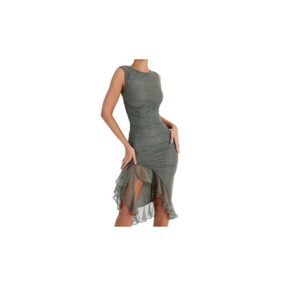 AA.Y - Diva Midi Ruffle Dress