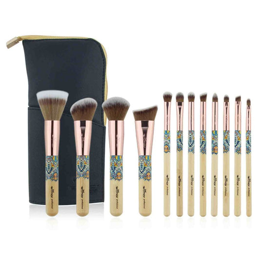 Handmade Bamboo Makeup Brush Set - A.A.Y FASHION