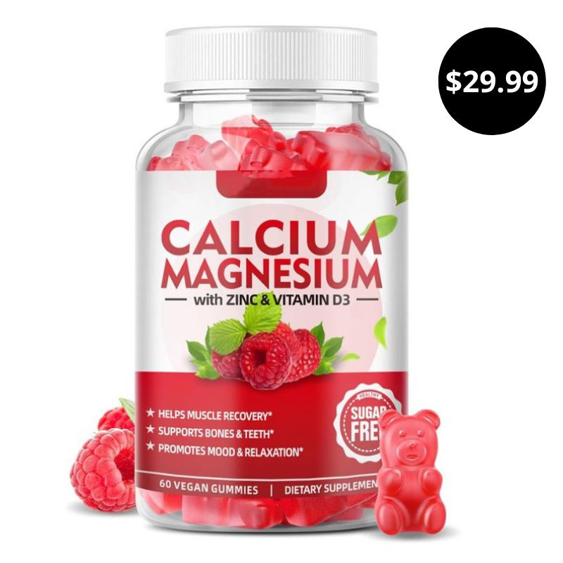 Multi-Vitamin Calcium, Magnesium, Zinc, Vitamin D3 - 60 Gummies