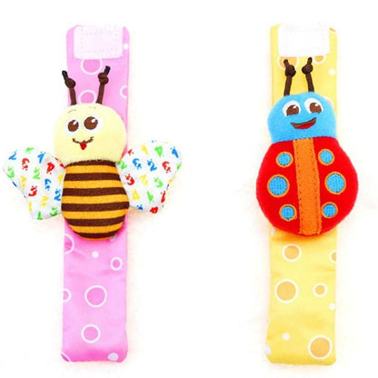 Baby Rattles Wrist and Toy Socks – Soft Animal Development Toys (0–6 Months),Yiwu Cujia Trade Co., Ltd