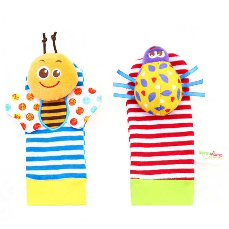 Baby Rattles Wrist and Toy Socks – Soft Animal Development Toys (0–6 Months),Yiwu Cujia Trade Co., Ltd