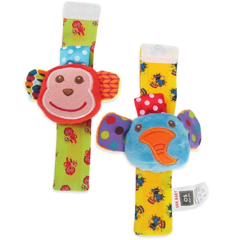 Baby Rattles Wrist and Toy Socks – Soft Animal Development Toys (0–6 Months),Yiwu Cujia Trade Co., Ltd