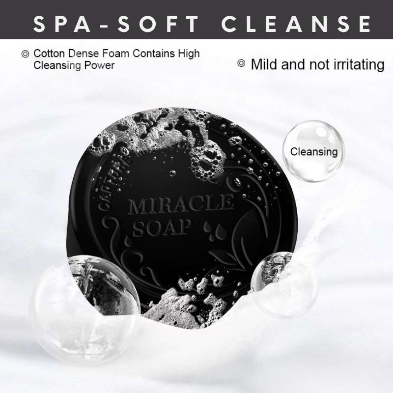 Bamboo Charcoal Argan Oil Essence Soap Bar, Bucky Drop