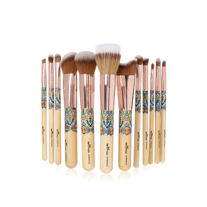 Bamboo Makeup Brush Set Handmade