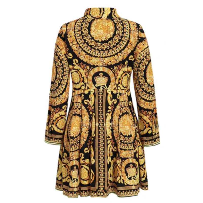 Baroque Button-Up Short Dress, Yiwu Cujia Trade Co., Ltd