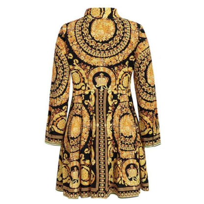 Baroque Button-Up Short Dress, Yiwu Cujia Trade Co., Ltd