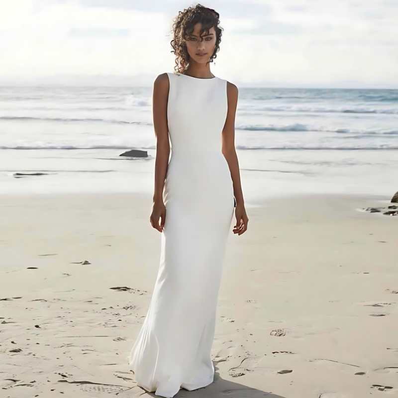 Beach Wedding Dress - Mermaid Bridal Gown - A.A.Y FASHION