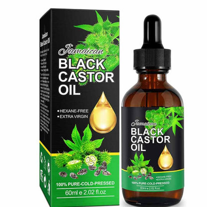Pure Black Castor Oil Organic Jamaica Cold Pressed 60ml - A.A.Y FASHION