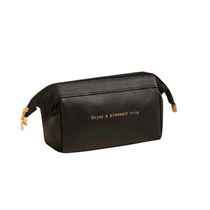 Black Travel Pouch Handbag Style  Makeup Bag  - A.A.Y FASHION