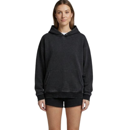 Black Distressed Heavy Weight Hoodie for Men, PODpartner