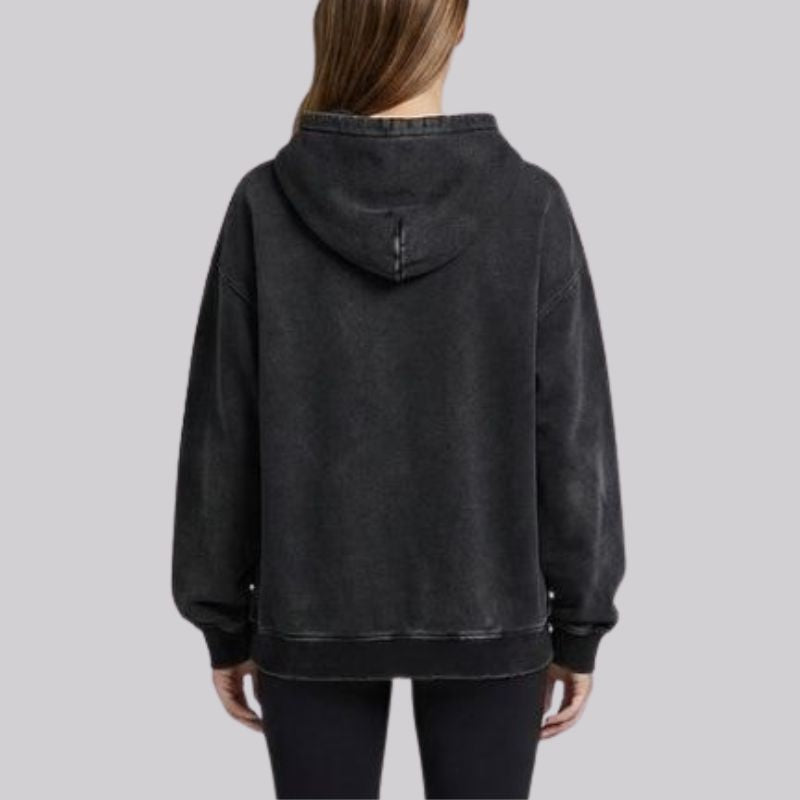 Black Distressed Heavy Weight Hoodie for Men, PODpartner