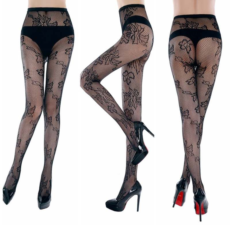 Black Super Stretch Lace Pantyhose Stockings Heyang Industrial Co., Ltd