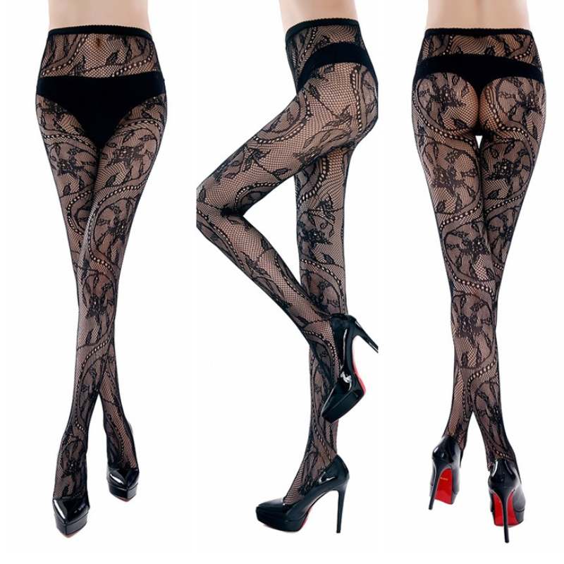 Black Super Stretch Lace Pantyhose Stockings Heyang Industrial Co., Ltd