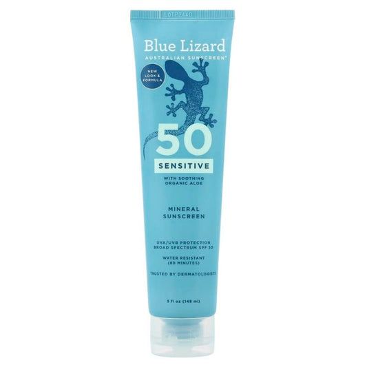 Blue Lizard Sensitive Mineral Sunscreen – SPF 50+ Zinc Oxide
